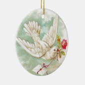 MOOIE Victoriaans Duifletter Keramisch Ornament (Rechts)