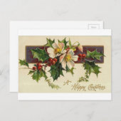 Mooie Victoriaans  Feestdagen Kerst (Voorkant / Achterkant)