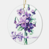 Mooie  Victoriaans geweld Keramisch Ornament (Links)