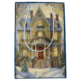 Mooie Victoriaans kerst Medium Cadeauzakje