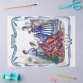 Mooie Victoriaans Mode voor dames ontkoppeling Tissuepapier (Craft)