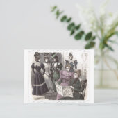 Mooie Victoriaans vrouwen in lange  jurken Briefkaart (Staand voorkant)