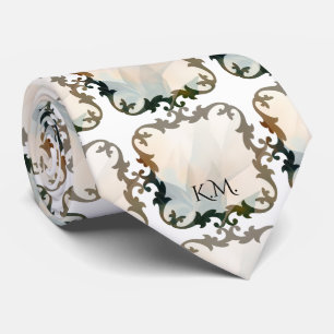 Mooie Victoriaanse Chic Monogram Stropdas