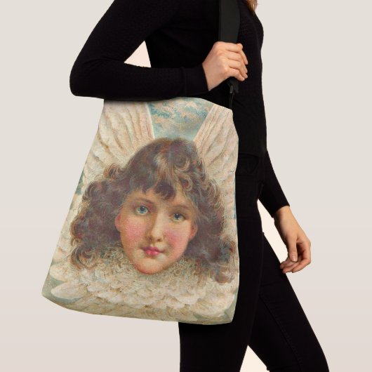 mooie Victoriaanse engel print Crossbody Tas (Dichtbij)