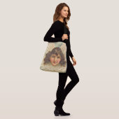 mooie Victoriaanse engel print Crossbody Tas (Op model)