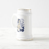 Mooie Vierde Juli Onafhankelijkheidsdag Bierpul (Voorkant links)