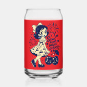 Mooie Vierde Juli Onafhankelijkheidsdag Blikvorm Glas (Achterkant)