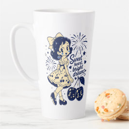 Mooie Vierde Juli Onafhankelijkheidsdag Latte Mok