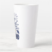 Mooie Vierde Juli Onafhankelijkheidsdag Latte Mok (Voorkant)
