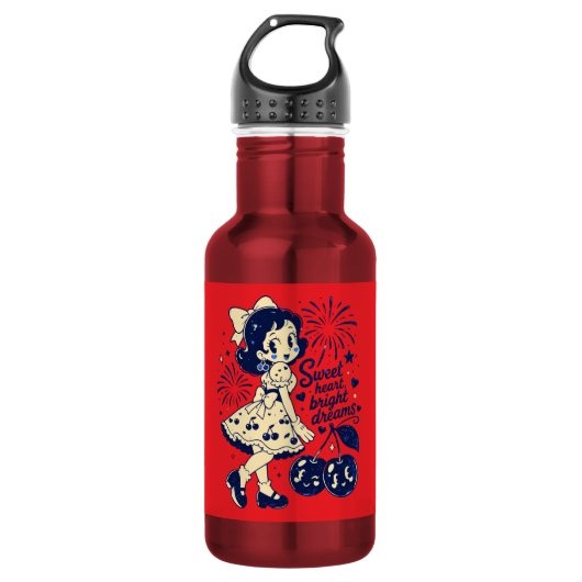 Mooie Vierde Juli Onafhankelijkheidsdag Waterfles (Voorkant)