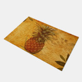 Mooie Vintage Ananas Franse Calligrafie Deurmat (Schuin)