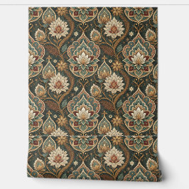 Mooie Vintage Art Nouveau Bloemenschildering Patro Behang