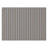 Mooie vintage blauwe bruine strepen tafelkleed (Voorkant (Horizontaal))