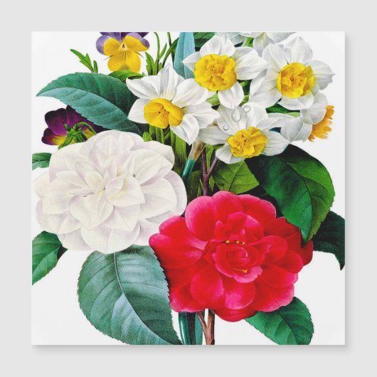 Mooie vintage bloemen (Voorkant)