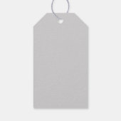 Mooie vintage bloemen cadeaulabel (Achterkant)