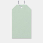 Mooie vintage bloemen cadeaulabel (Achterkant)