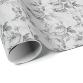 Mooie vintage bloemen cadeaupapier (Rol Hoek)