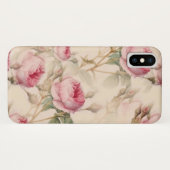 Mooie vintage bloemen Case-Mate iPhone case (Achterkant (horizontaal))