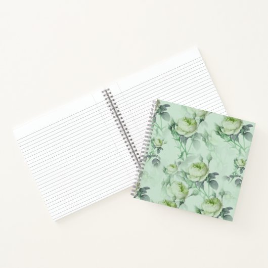 Mooie vintage bloemen notitieboek (Binnen)