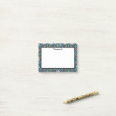 Mooie Vintage Bloemen Post-it® Notes (Op bureau)