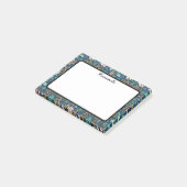 Mooie Vintage Bloemen Post-it® Notes (Schuin)