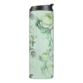Mooie vintage bloemen thermosbeker (Gedraaid links)