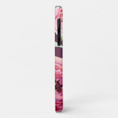 Mooie Vintage Cassis Roze Pioen Bloemige Waterverf Case-Mate iPhone Case (Achterkant/links)