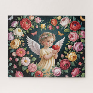 Mooie Vintage Cherubijn Legpuzzel