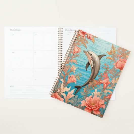 Mooie Vintage Dolfijn Planner (Display)