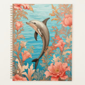 Mooie Vintage Dolfijn Planner (Voorkant)