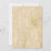 Mooie vintage druivenranken rustige trouwdag kaart (Achterkant)