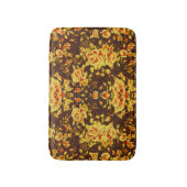 Mooie vintage gele bloemen badmat (Voorkant Verticaal)