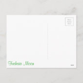 Mooie Vintage Kerstmis Rendier & Meisje Feestdagenkaart (Achterkant)