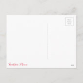 Mooie Vintage Kerstrendier Feestdagenkaart (Achterkant)