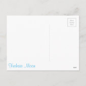 Mooie Vintage Kerstrendier Feestdagenkaart (Achterkant)