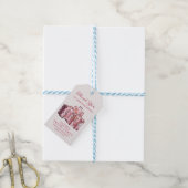 Mooie Vintage Koffers Roze Studentenkoffer Feestje Cadeaulabel (Met Touw)