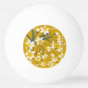 Mooie Vintage: naadloos Ornament ontwerp Pingpongbal