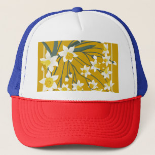 Mooie Vintage: naadloos Ornament ontwerp Trucker Pet
