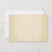 mooie vintage ontwerp trouw rsvp (Achterkant)