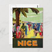 Mooie vintage reizen briefkaart (Voorkant / Achterkant)