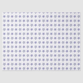 Mooie vintage sterrenpatroon witte en blauwe ster tissuepapier