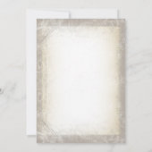 Mooie vintage trouwjubileum uitnodiging (Achterkant)