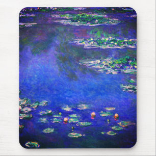 Mooie vintage waterlelies door Claude Monet Muismat