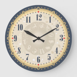 Mooie vintage wijzerplaat wandklok