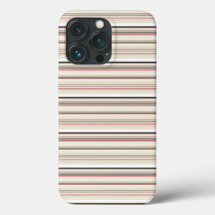 Mooie vintage wit rode strepen Case-Mate iPhone case