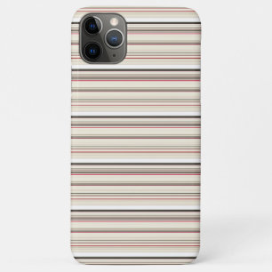 Mooie vintage witte rode strepen Case-Mate iPhone case