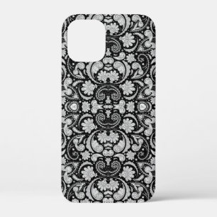 Mooie vintage zwart witte paisley patronen Case-Mate iPhone case