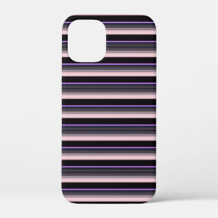 Mooie vintage zwarte grijze strepen Case-Mate iPhone case