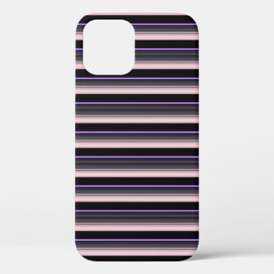 Mooie vintage zwarte grijze strepen Case-Mate iPhone case