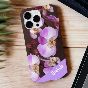 Mooie Violet en witte orchidee close-up foto Case-Mate iPhone Case
